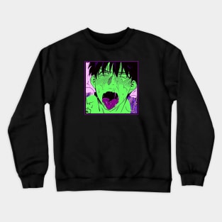 Ahegao Boy Pop Art Crewneck Sweatshirt